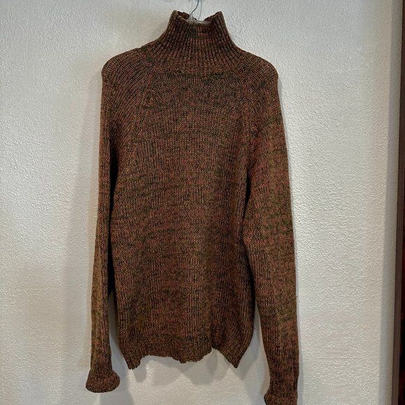 Vintage Bernhard Altmann Wool Sweater Spun in Scotland Mock Neck Men Sz 42 / Lg